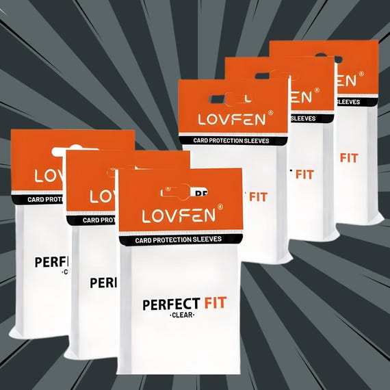 LovFen Fit Card Sleeves | 100 Count TCG Protection