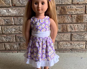 open lace back dress Our Generation Clara with Mini Nutcracker 18" Ballerina Doll