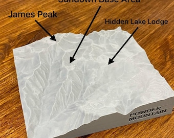 Powder Mountain 3D Model