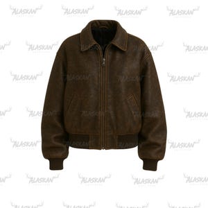 Thrifted Faux Leather Jacket - Etsy