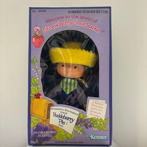 Vintage 1980 Strawberry Shortcake Rare Huckleberry Pie Kenner