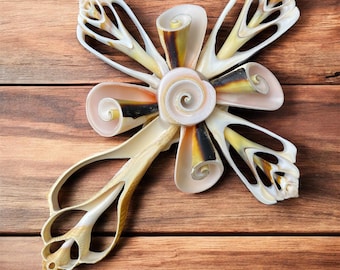 Handmade Seashell Cross Coastal Christian , Seashell Hand Cross, Prayer cross religious gift, Oyster shell cross Mothers day gift for her