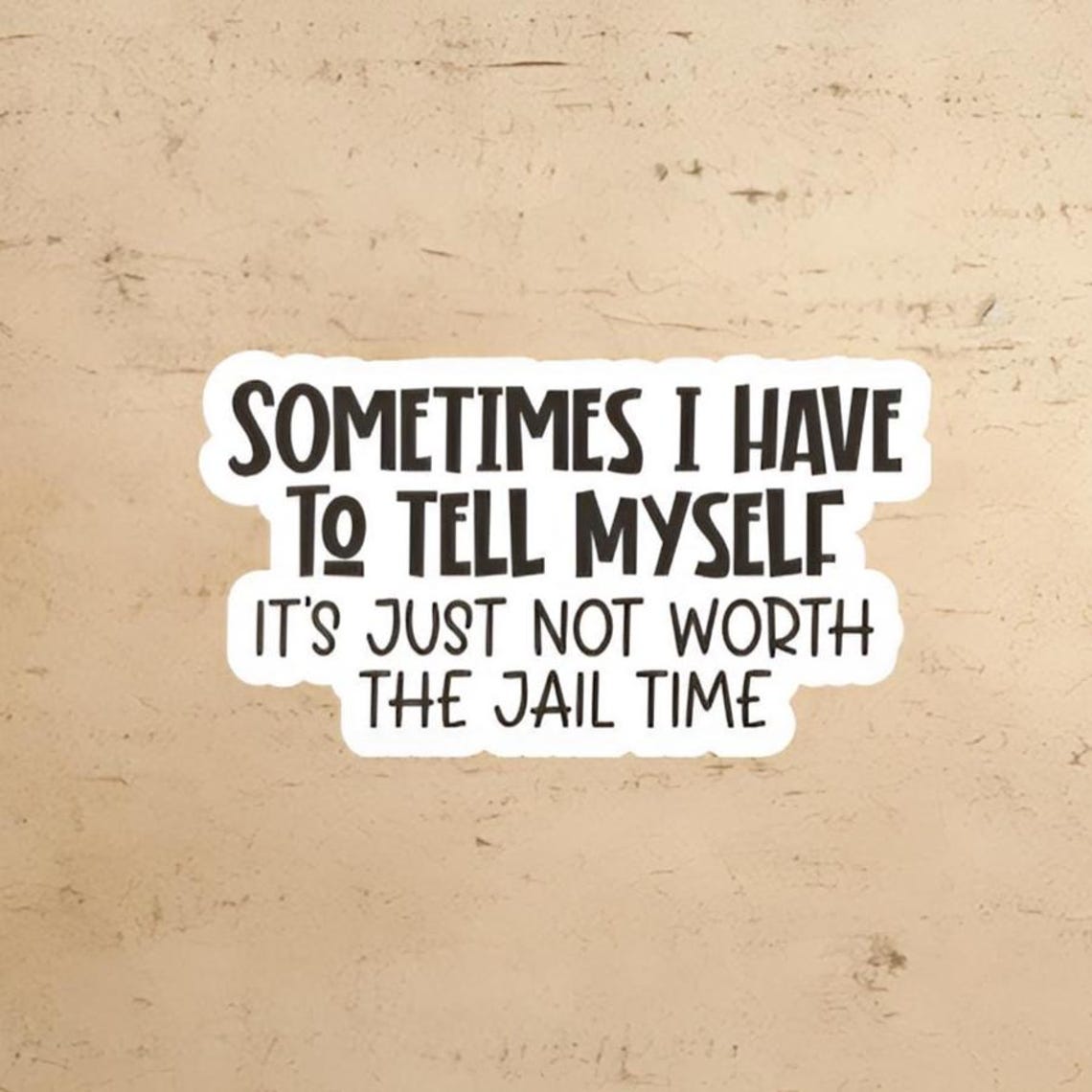 Jailer Sticker Funny Sticker | Jail Time Sticker | Water Bottle Sticker | Not Worth It ...