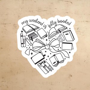 Reading sticker | reader lover sticker | waterproof sticker | book sticker | laptop sticker | heart sticker | read sticker | book lover