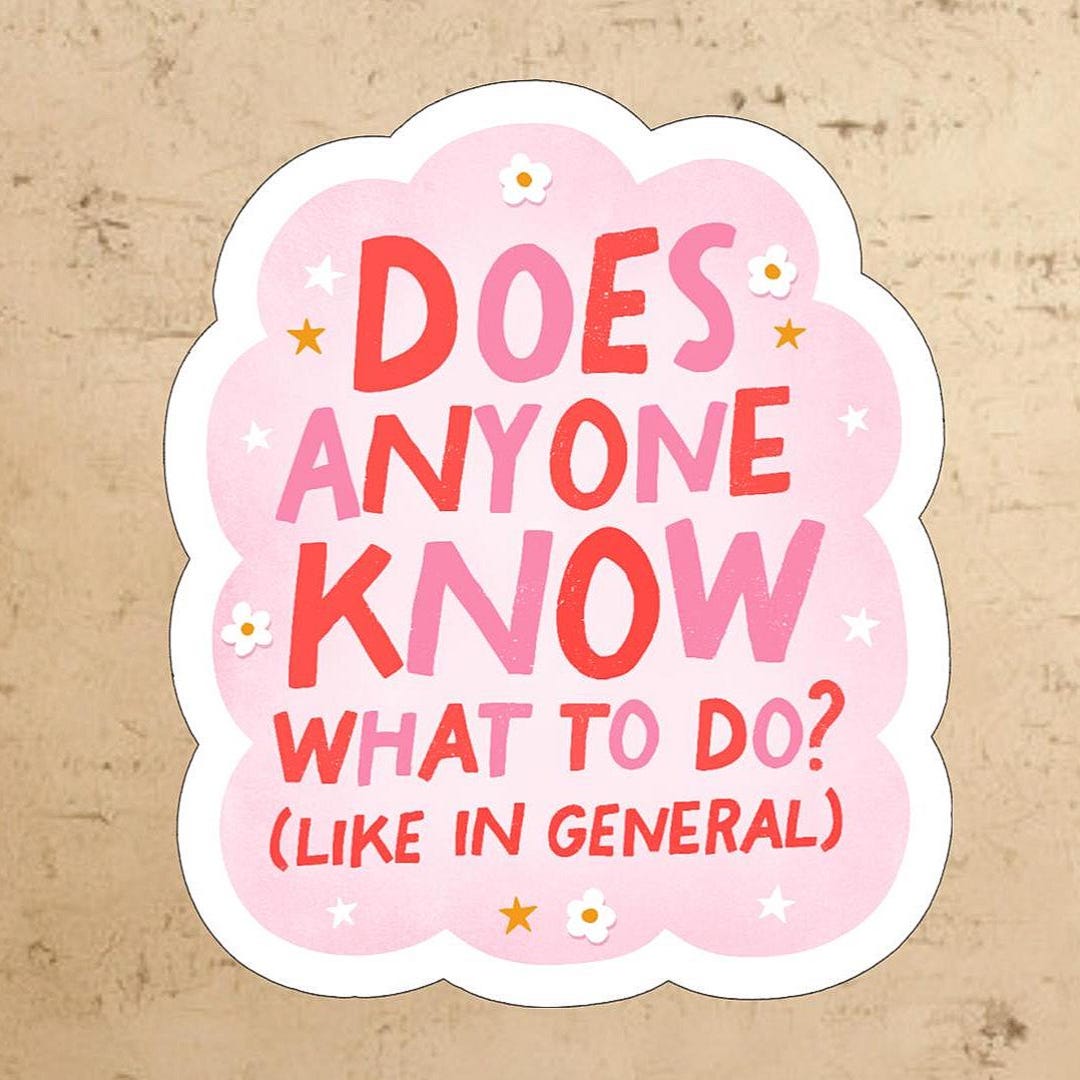 Does Anyone Know What to Do Sticker | Funny Sticker, Laptop Decal ...