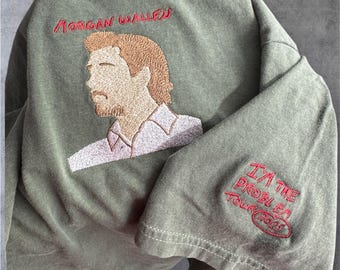 Embroidered Morgan Wallen T-Shirt: I'm still the problem tour 2026