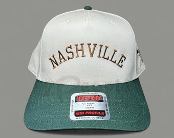 Nashville Embroidered 5-Panel Cap: Country Music Hat