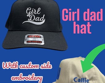 Girl Dad Hat: Custom Embroidered Trucker Cap
