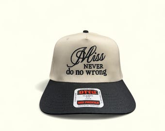 Embroidered 'Miss Never Do No Wrong' Cap - Otto 5-Panel - Country Music