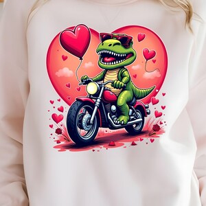Valentinstag T-Rex Png svg, Dino Liebe Png SVG, T-Rex Valentine Png, Valentine Dino Png, Dinosaurier Liebe Png, süßer T-Rex Png, romantisch svg