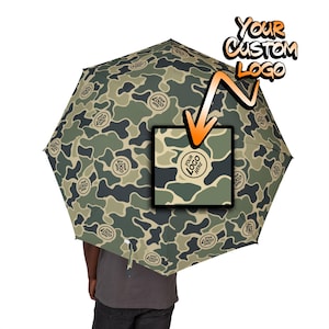 Paraguas plegable de camuflaje: accesorio portátil para la lluvia, elegante, accesorio de viaje ligero, regalo único para exteriores, [...]