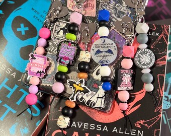 Kindle Charm / Phone Charm for Book Lovers – Bookish Accessories, Dark Romance Reader Gift, BookTok Kindle Decor