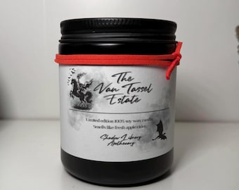 The Van Tassel Estate Candle — Apple Cider | Sleepy Hollow Inspired | Halloween Soy Candle
