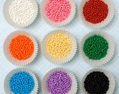 Assorted Sugar Pearl Sprinkles for Decorating Cupcakes and Cookies (9 ounces)