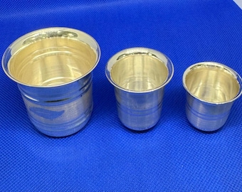 Pure Silver Tumbler from 9 grams to 25 grams