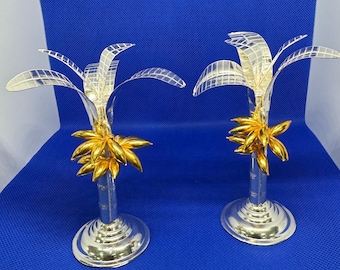 Pure Silver Banana Trees for Pooja decoration purpose