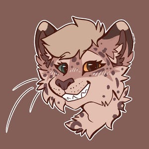 ECONOMICO Carino Fursona Peloso Testa Ritratto Arte Arte Conveniente Png LEGGI LA DESCRIZIONE