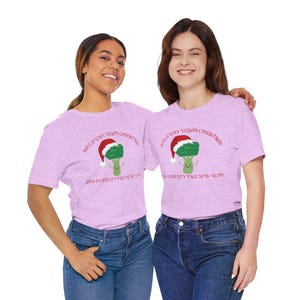 Funny Vegan Christmas Tee, Have a Very Vegan Christmas and a Cruelty Free New Year T-shirt, Broccoli Santa, Plant Based Holiday shirt