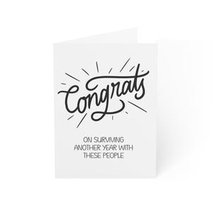 Carte collègue drôle imprimable Téléchargement numérique cartes pour collègues bureau humour carte travail anniversaire
