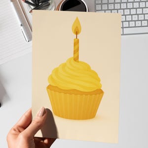 Printable Birthday Card, Instant Download, DIY Birthday Card, Coworker Birthday Card