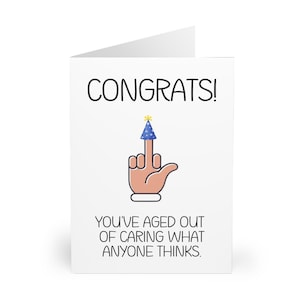 Cartão de aniversário adulto atrevido e hilário - Download instantâneo - Modelo de cartão de felicitações faça você mesmo