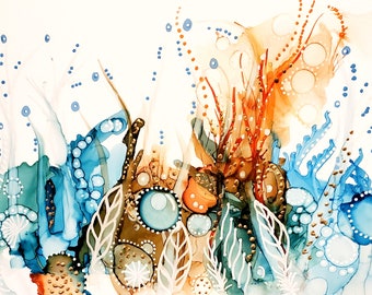 Art Prints Download - Abstract Art - Instant Print, Digital Printable File - Modern, Contemporary