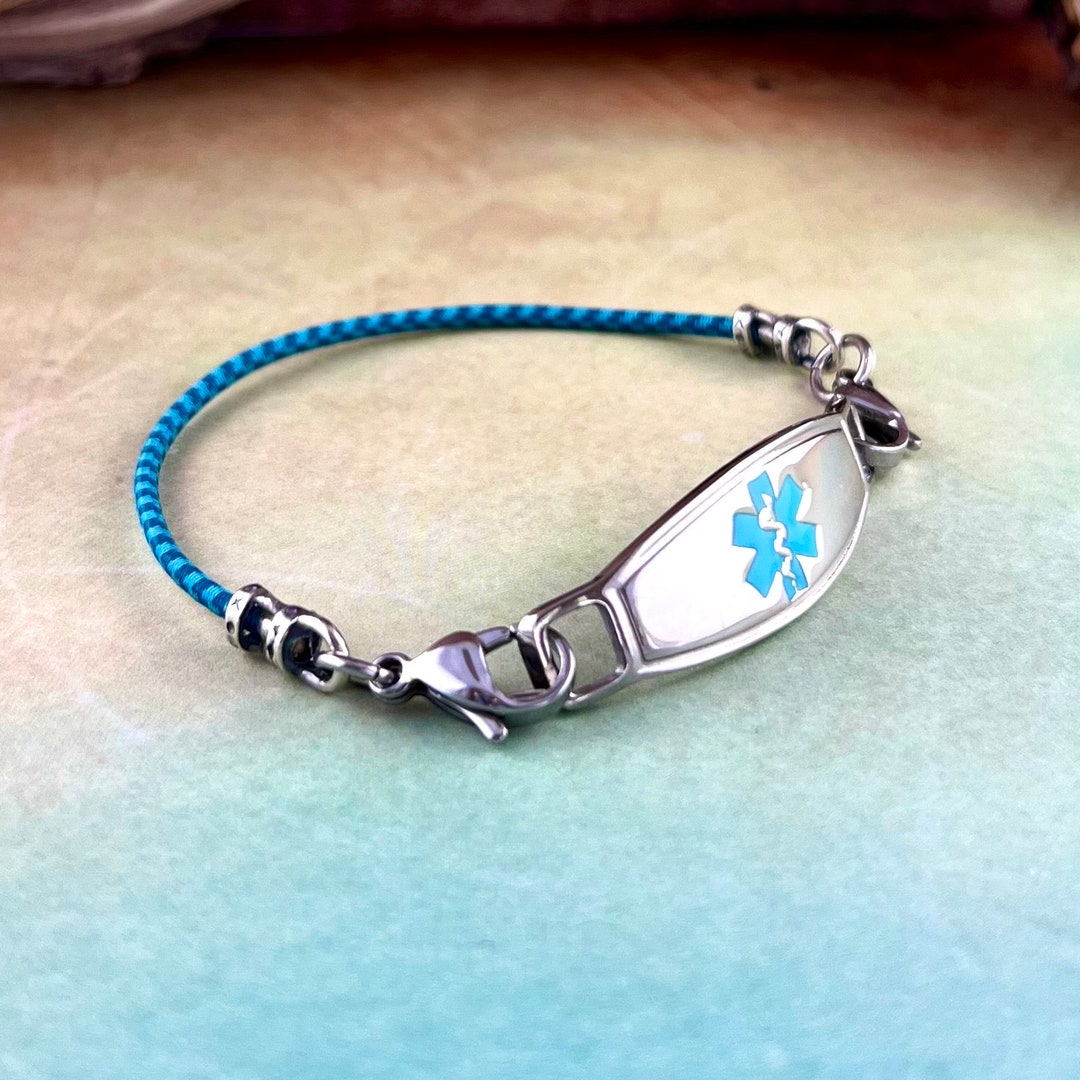 Medical Alert Bracelet Women, Medical Bracelet, Diabetes Bracelet for