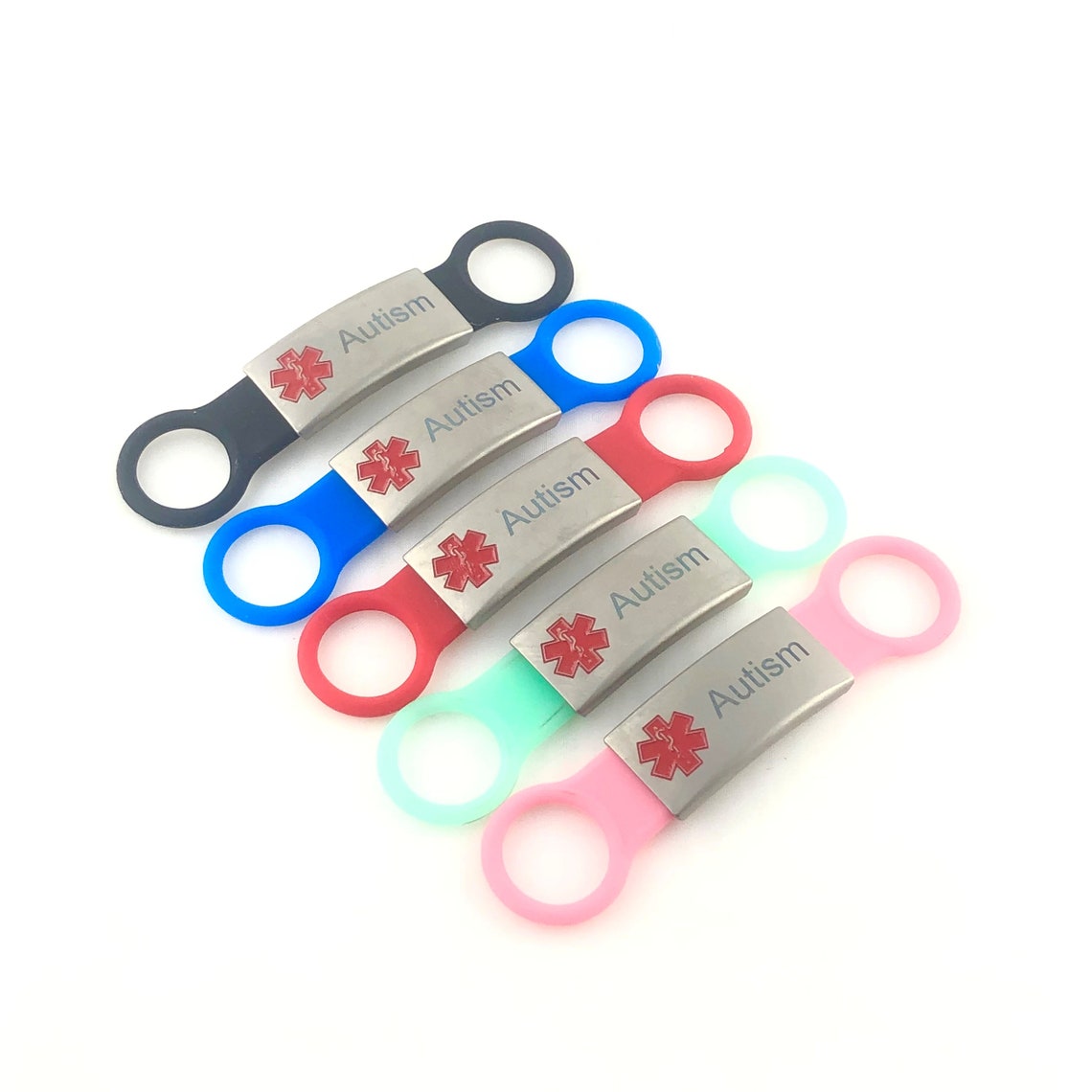Autism Medical Tag Waterproof ID Tag Autism Alert Tag Etsy