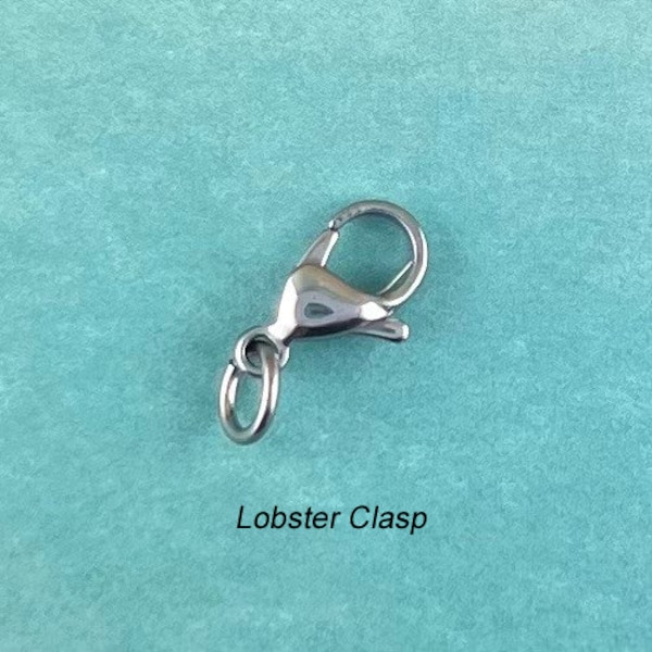 Stainless Steel Clasp, Stainless Steel Lobster Clasp, Hinged Clasps, Spring Ring Clasp, Round Lobster Clasp