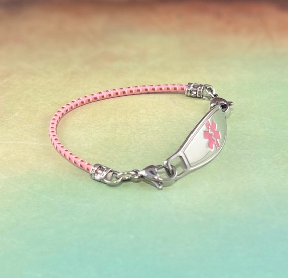 Medical Alert Bracelet Women Lymphedema Bracelet DNR Etsy