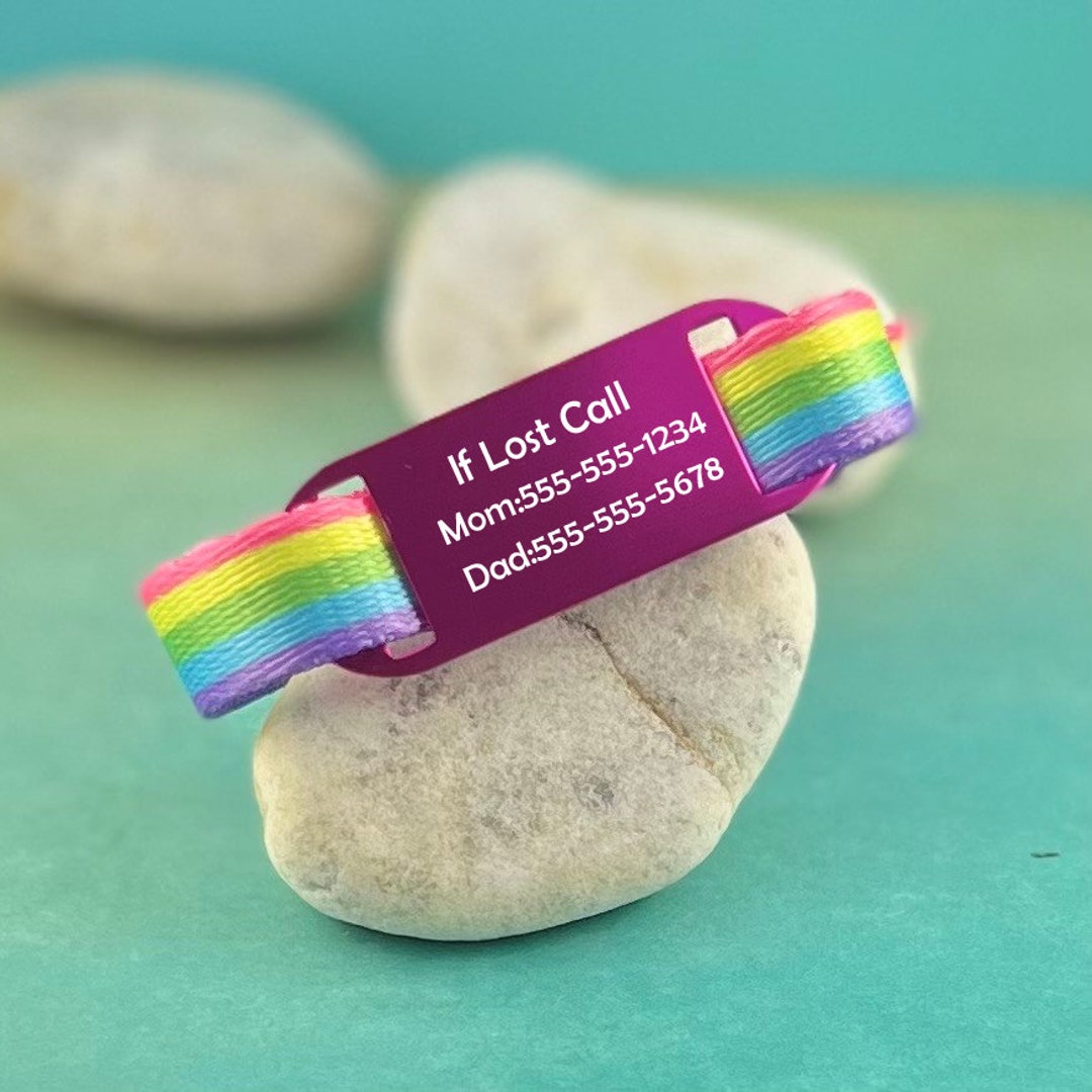 Kids ID Bracelet, Child ID Bracelet, If Lost Bracelet, Identification