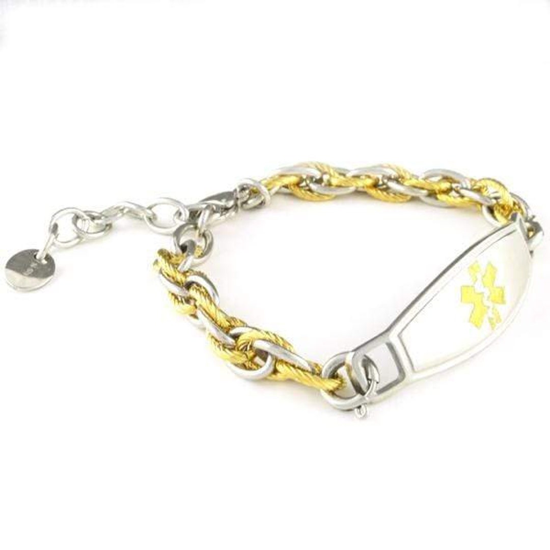 Medical ID Bracelet for Women Women's Medical Alert ID Bracelet Medical ...