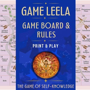 Leela Game of Self-Knowledge: Rules and Board in English (Printable Files)