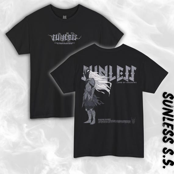 Sunless Unisex Tee, Lord of Shadows Shirt, Magic Runes Streetwear, Dark Fantasy Graphic Tee, Shadow Slave T-shirt, Web Novel Tee, Gift for x