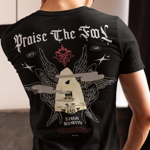 Praise The Fool Unisex T-shirt, Lord Of The Mysteries Shirt, Klein Moretti Tee, Lotm merch, Light Novel T shirt, Anime / Donghua, Gift for x image 2
