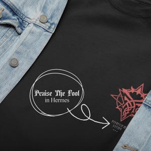 Praise The Fool Unisex T-shirt, Lord Of The Mysteries Shirt, Klein Moretti Tee, Lotm merch, Light Novel T shirt, Anime / Donghua, Gift for x image 3