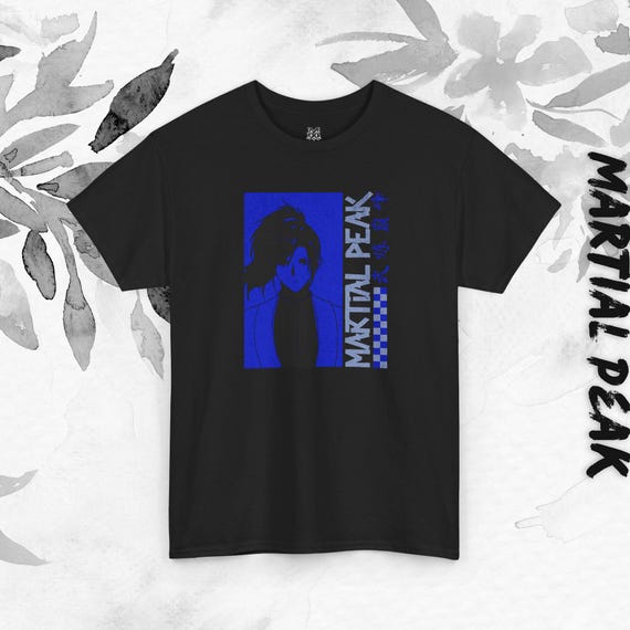 Stylish Graphic Tee - Martial Peak Design, Unisex Heavy Cotton Shirt, Casual Daily Wear, Anime Lover Gift, Streetwear Fashion