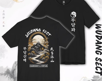 Wudong Sect Shirt, 10 Great Sects, Murim, Jianghu, Anime Tee, Manhwa Tee, Manhua tee, Webtoon Tee, Gift for Him, Anime Merch, Manhwa Merch