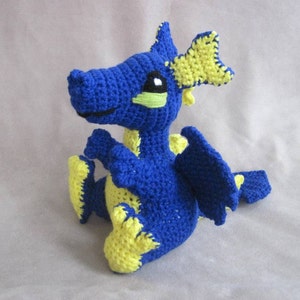 Dragon PDF Crochet Pattern Digital Download ENGLISH ONLY image 1