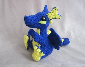 Dragon PDF Crochet Pattern - Digital Download - ENGLISH ONLY