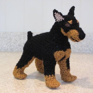 Miniature Pinscher Crochet Pattern - Digital Download - ENGLISH ONLY