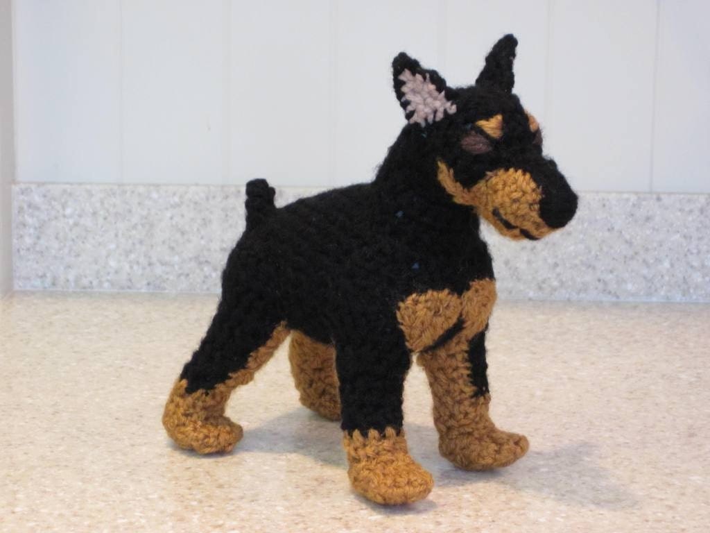 Miniature pinscher cheap stuffed toy