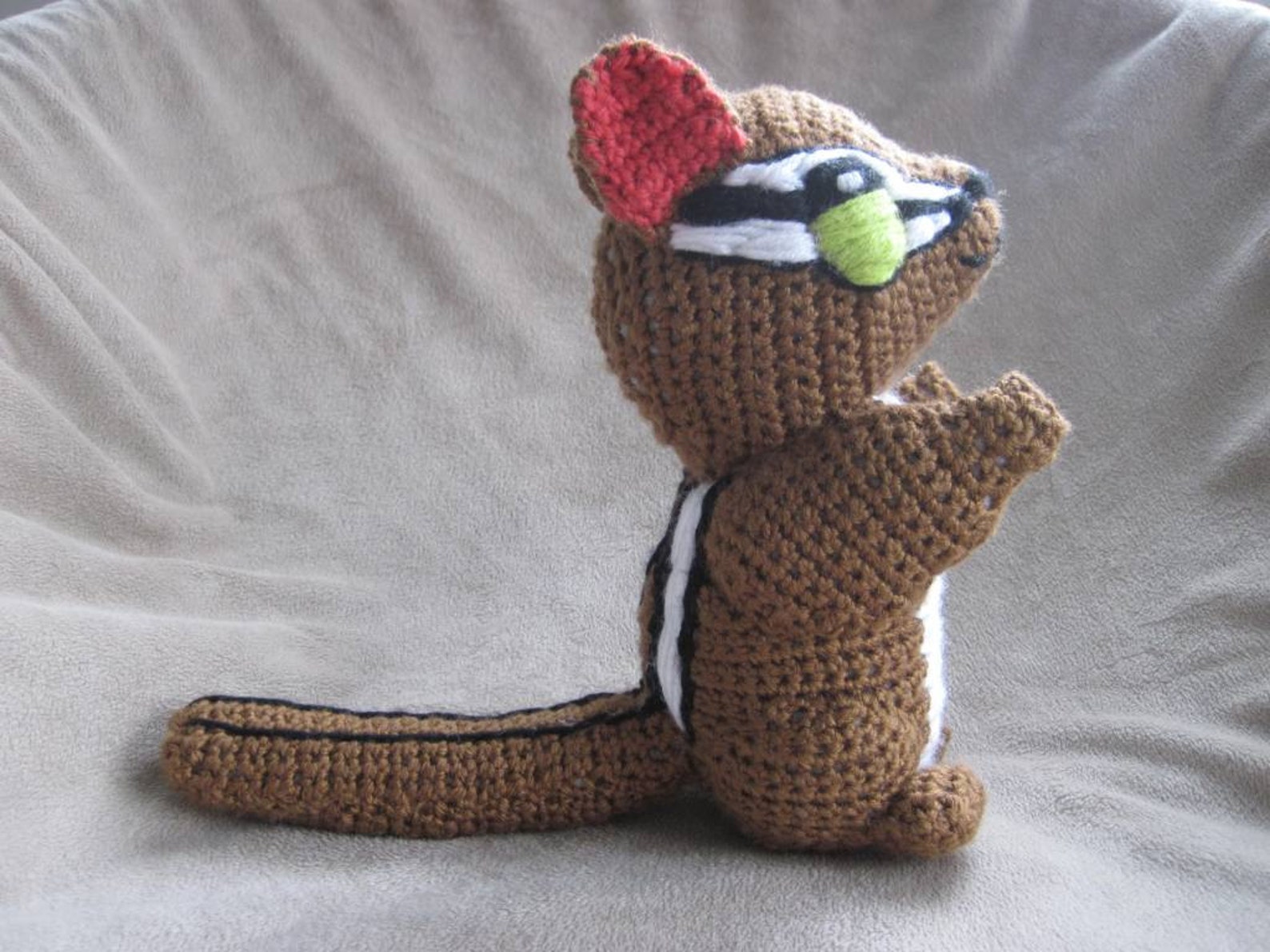 Crocheted Chipmunk PDF Pattern With Bonus Acorn Pattern- Digital ...