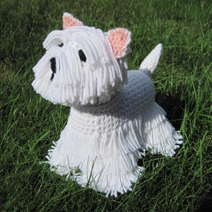 Westie PDF Crochet Pattern Digital Download ENGLISH ONLY image 1