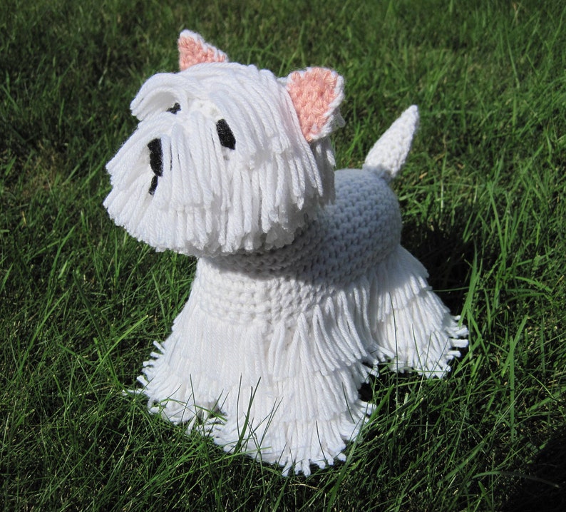 Westie PDF Crochet Pattern Digital Download ENGLISH ONLY image 1