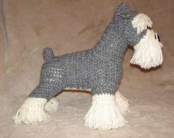 Schema Schnauzer PDF all'uncinetto - Download digitale - SOLO INGLESE