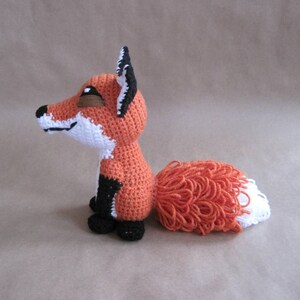 Crocheted Red Fox PDF Pattern Digital Download ENGLISH ONLY image 3