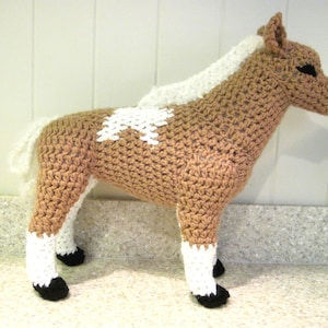 Miniature Horse PDF Crochet Pattern Digital Download ENGLISH ONLY image 1