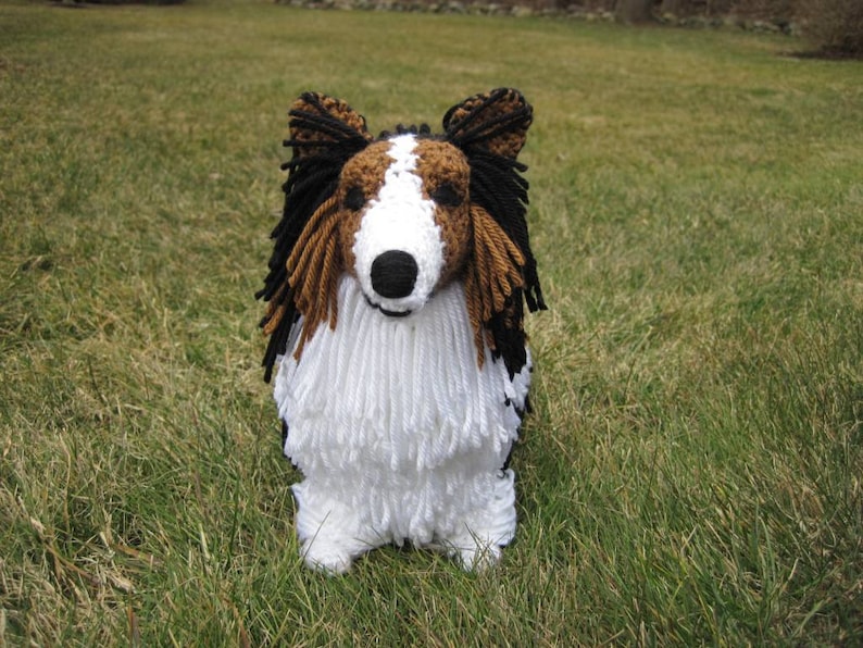 Sheltie or Collie PDF Crochet Pattern Digital Download ENGLISH ONLY image 2