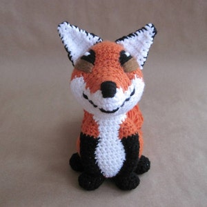 Crocheted Red Fox PDF Pattern Digital Download ENGLISH ONLY image 2